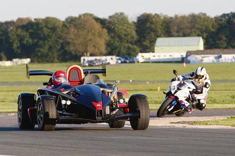 BMW S1000RR races car on Top Gear this Sunday