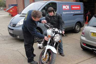 Staff bikes: Honda Hornet 600 - MCT suspension