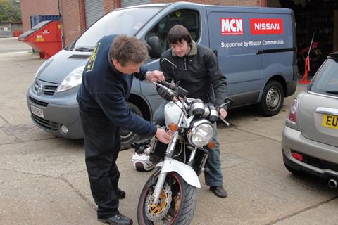 Staff bikes: Honda Hornet 600 - MCT suspension