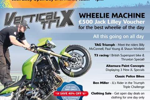 Jack Lilley Triumph to unveil three new specials at open day