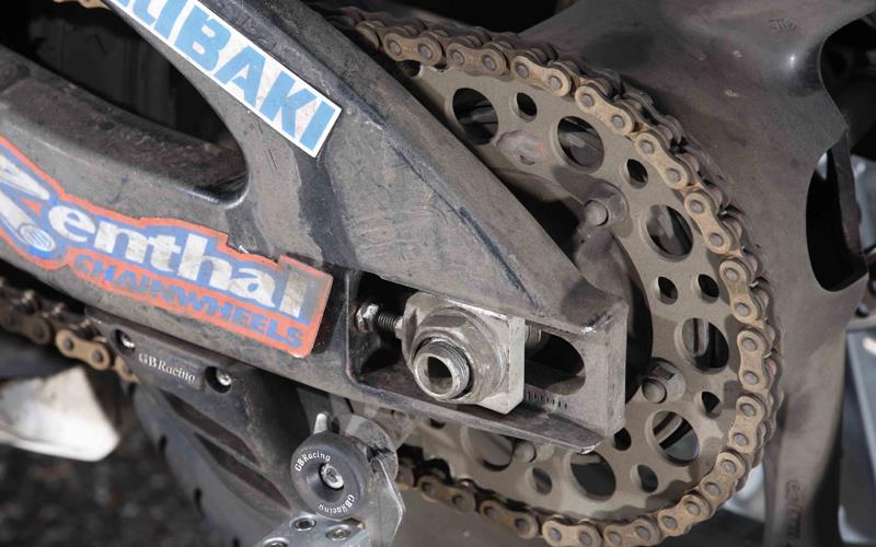 Tsubaki Racing Pro Chain and Renthal Ultra light front and rear ...