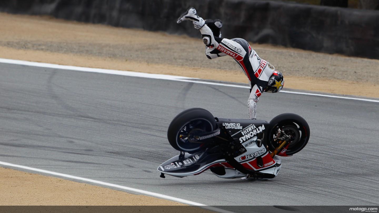 US MotoGP Huge Crash Fails To Slow Jorge Lorenzo MCN