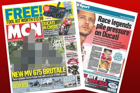 New MCN August 31: New MV Agusta 675 Brutale spied!