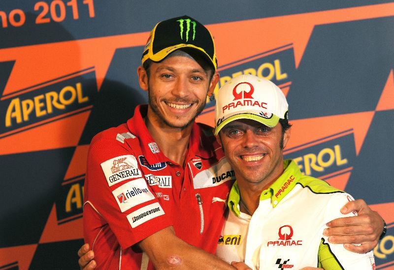 Rossi and Stoner pay tribute to Loris Capirossi | MCN