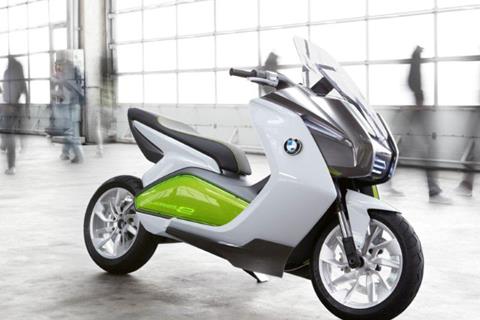 BMW unveils electric scooter