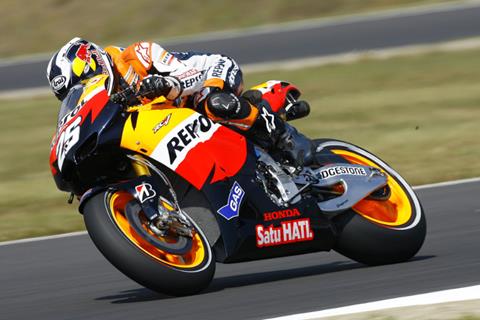 Motegi MotoGP: Dani Pedrosa sets practice pace