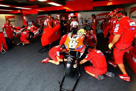 Ducati to test twin spar aluminium chassis in Valencia