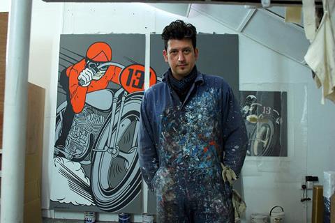 Conrad Leach Lucky 13 art auction
