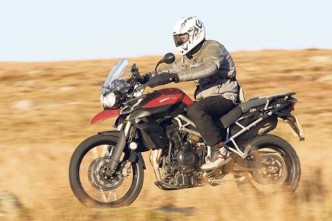 Road tyres for a Triumph Tiger 800XC