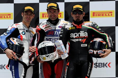 Miller WSB Race one: Checa takes convincing win ahead of determined Melandri
