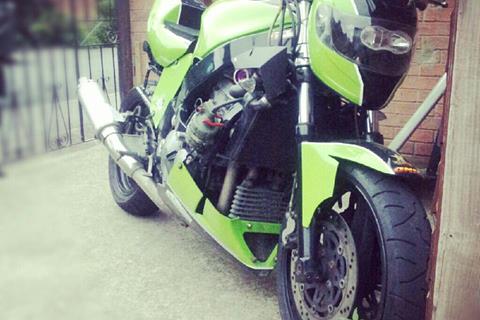 Unique Kawasaki Streetfighter, my first big bike.