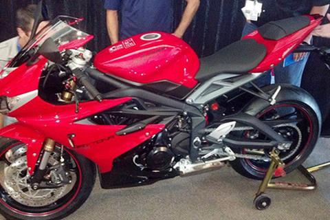 2013 Triumph Daytona 675 snapped