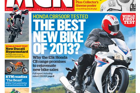 New MCN February 27: Honda CBR500 - Best New Bike of 2013?