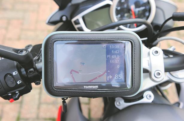 bike sat nav holder