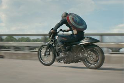 New Harley Street 750 features in new Captain America trailer