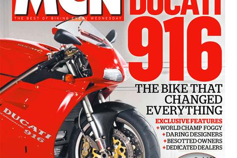 New MCN January 2: Ducati 916 20th Anniversary Celebration