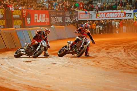 Baker takes Superprestigio victory as Marquez crashes out
