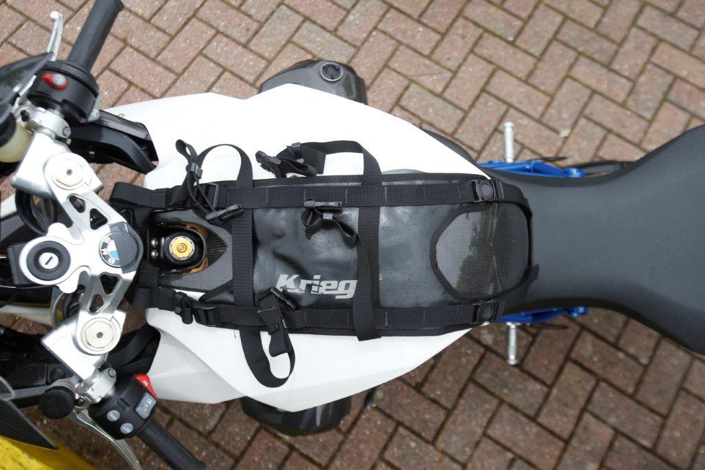 Product Review Kriega Tank harness MCN