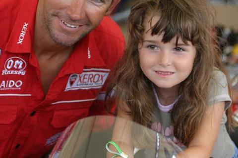 Bayliss makes time for young fan