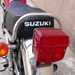 Suzuki GN125 motorcycle rview - Rear view