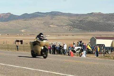 US landspeed record on a public road