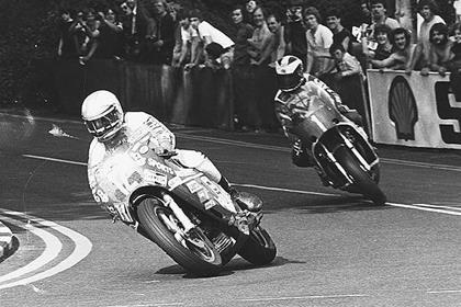 Hailwood riding to victory in 1978