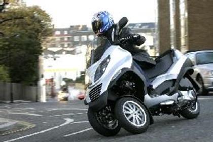 Check out the Piaggio MP3 at the MCN London Motorcycle Show 