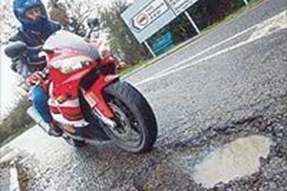 Brian Hollingworth highlighted bad potholes