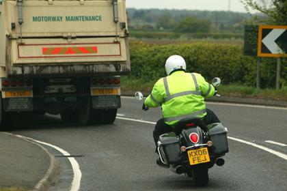 One of the 13 spy shots of the Triumph tourer