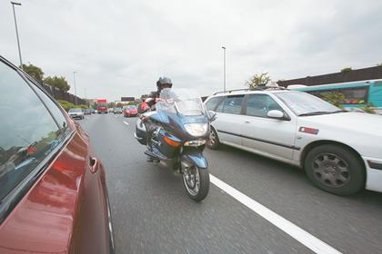 The most congested spot in the UK is on the M1