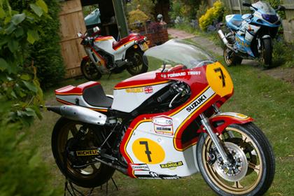 Sheene RG500, road-legal RG500 and Reynolds rep GSX-R750