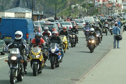 The ride took place in Llandudno