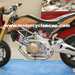 The Aprilia 1200cc V-twin Supermoto motorcycle clay model