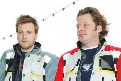 Ewan McGregor and Charley Boorman have checked in on the Long Way Down progress