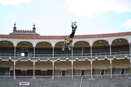 You could take the first steps to becoming a profoessional motorcycle stunt rider