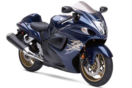 The 2008 Suzuki Hayabusa GSX1300-R also comes in blue