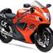 The 2008 Suzuki Hayabusa GSX1300-R is also due in orange, for the real extroverts