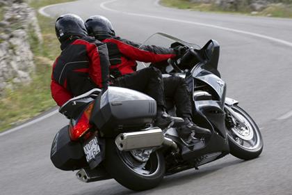 Motorcycling for long periods of time is a risk