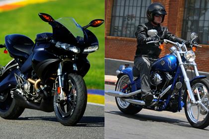 The Buell 1125R, 2008 Buells, 2008 Harley-Davidsons and the Tirumph Street Triple first test