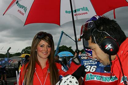 You could win two VIP British Superbike tickets for Oulton Park, or be Gregorio Lavilla's grid girl