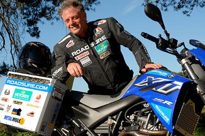 Long-distance biker Nick Saunders will satr in a TV show about his latest motorcycle trek