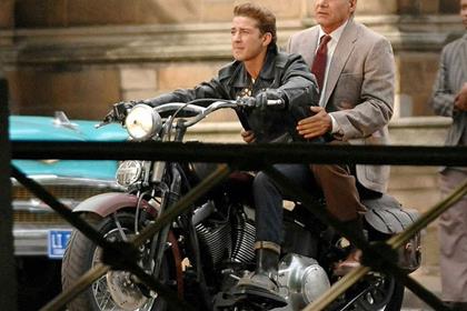 Indiana Jones returns on a motorcycle