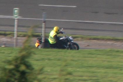 Spy shots of the Triumph 1500cc cruiser being tested - the motorcycle Triumph hopes will break the USA