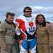 Paul Caunce with Ewan MCgregor and Charley Boorman
