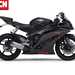 The 2008 Yamaha R6 in black