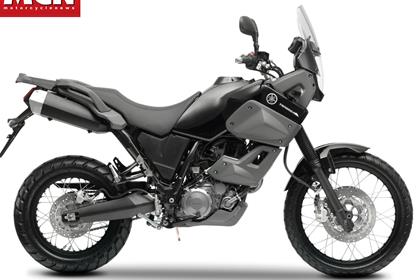 The 2008 Yamaha XT660Z Tenere in grey