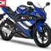 The 2008 Yamaha YZF-R125 in Blue