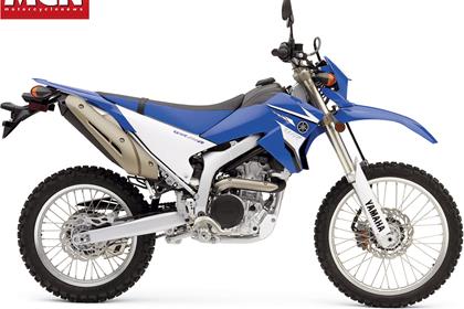 The 2008 Yamaha WR250R off-road motorcycle