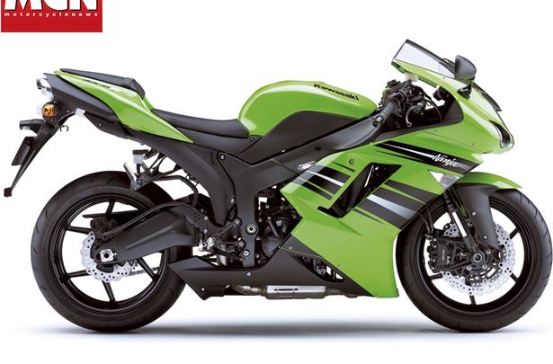 Colour changes for the 2008 Kawasaki ZX-6R motorcycle