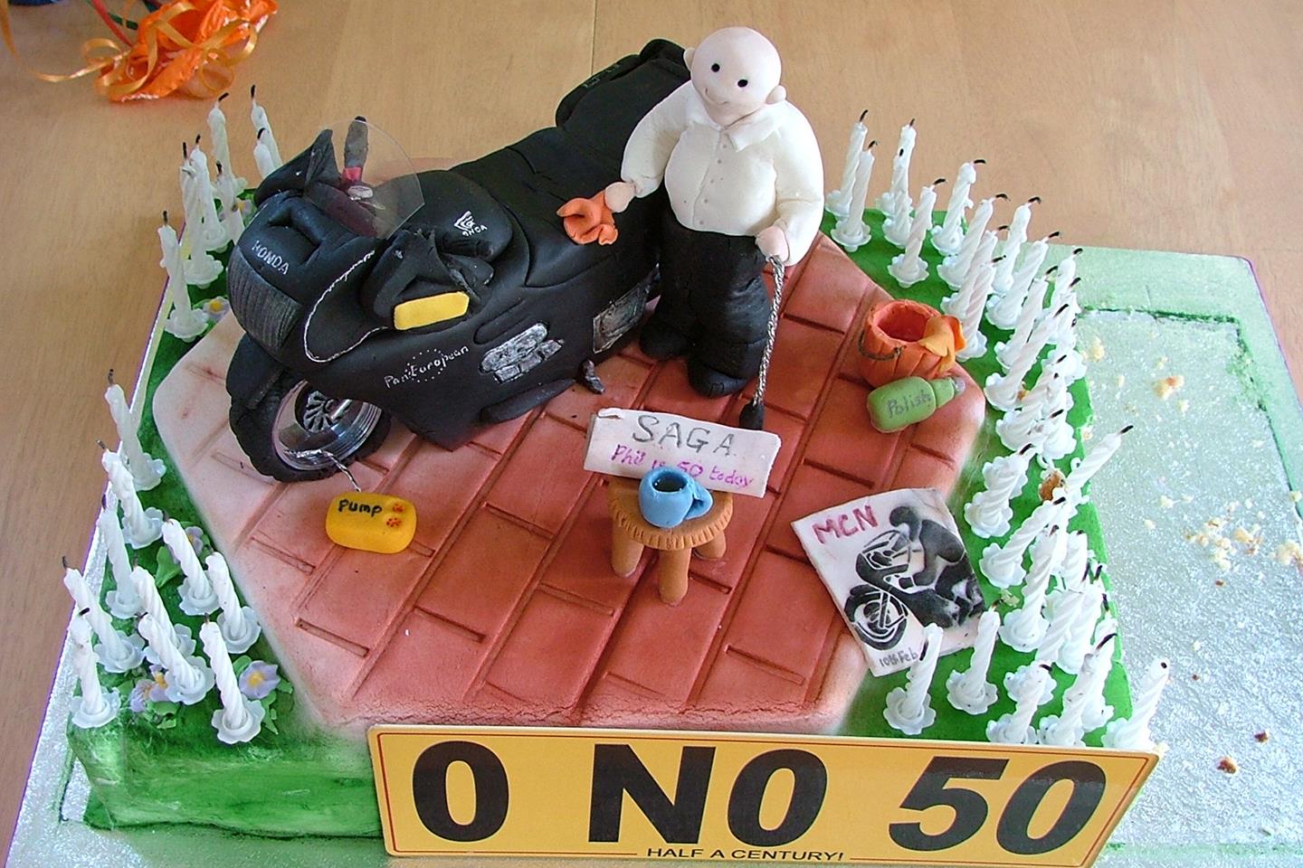 Motorcycle Mates Birthday Cake.. | Made for two motor cyclin… | Flickr